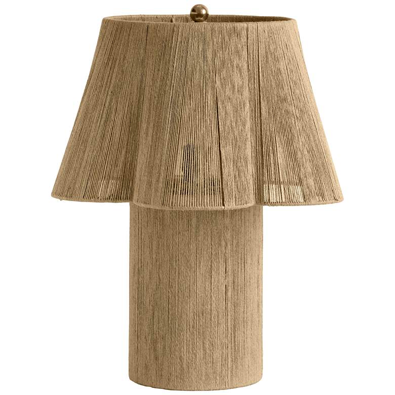 Image 2 TOV Corrine 19 1/2" High Coastal Modern Natural Jute Accent Table Lamp