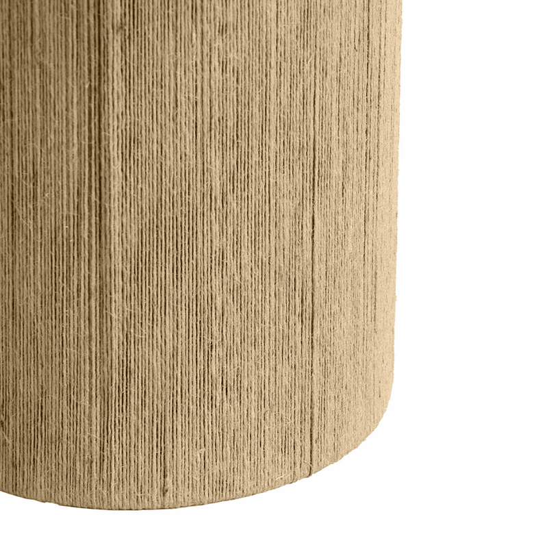 Image 4 TOV Corrine 19 1/2" High Coastal Modern Natural Jute Accent Table Lamp more views