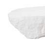 5_TOV Crag 56" Wide White Concrete Modern Indoor-Outdoor Coffee Table more views