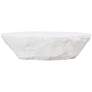 7_TOV Crag 56" Wide White Concrete Modern Indoor-Outdoor Coffee Table more views