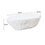 TOV Crag 56" Wide White Concrete Modern Indoor-Outdoor Coffee Table in scene