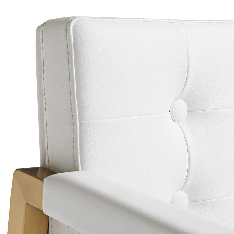 Image 6 TOV Director 21 1/2" Wide White Vegan Leather Director's Chair more views