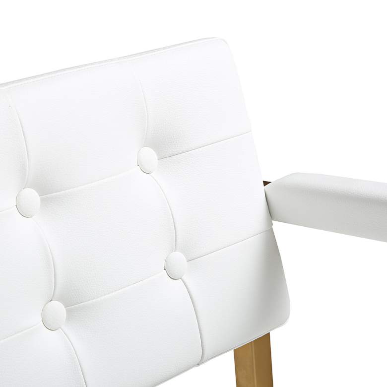Image 7 TOV Director 21 1/2" Wide White Vegan Leather Director's Chair more views