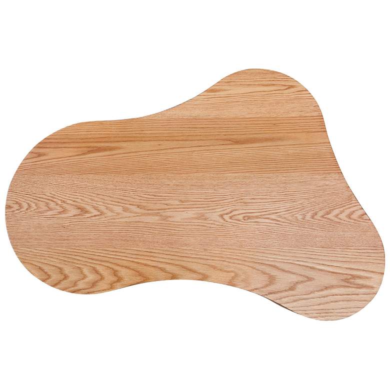 Image 2 TOV Dora 36" Wide Modern Natural Oak Wood Coffee Table more views