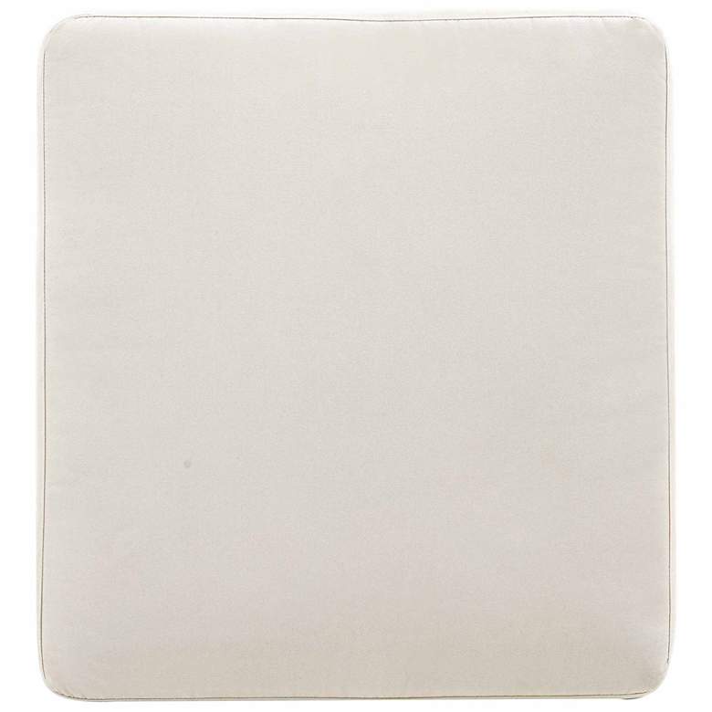 Image 2 TOV Dunes 29 1/2" Wide Cream Fabric Indoor/Outdoor Rectangular Ottoman more views