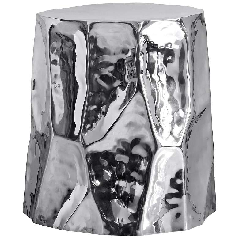 Image 2 TOV Forma 15 1/4" Wide Modern Polished Chrome Side Table