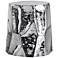TOV Forma 15 1/4" Wide Modern Polished Chrome Side Table