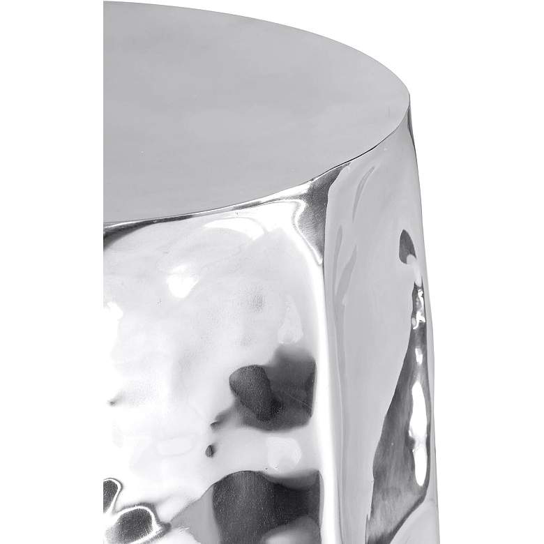 Image 4 TOV Forma 15 1/4" Wide Modern Polished Chrome Side Table more views
