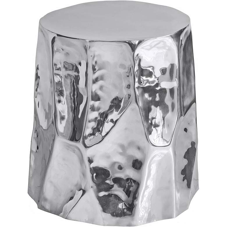 Image 5 TOV Forma 15 1/4" Wide Modern Polished Chrome Side Table more views