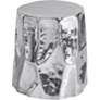5_TOV Forma 15 1/4" Wide Modern Polished Chrome Side Table more views
