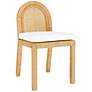 1_TOV Furniture Amara 17 3/4" Wide Natural Rattan Dining Chair