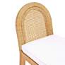 2_TOV Furniture Amara 17 3/4" Wide Natural Rattan Dining Chair more views