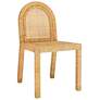 4_TOV Furniture Amara 17 3/4" Wide Natural Rattan Dining Chair more views