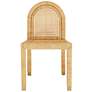5_TOV Furniture Amara 17 3/4" Wide Natural Rattan Dining Chair more views