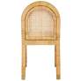 6_TOV Furniture Amara 17 3/4" Wide Natural Rattan Dining Chair more views