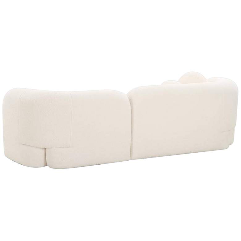 Image 5 TOV Furniture Amelie 91 1/4" Wide Cream Faux Fur Modern Sofa more views