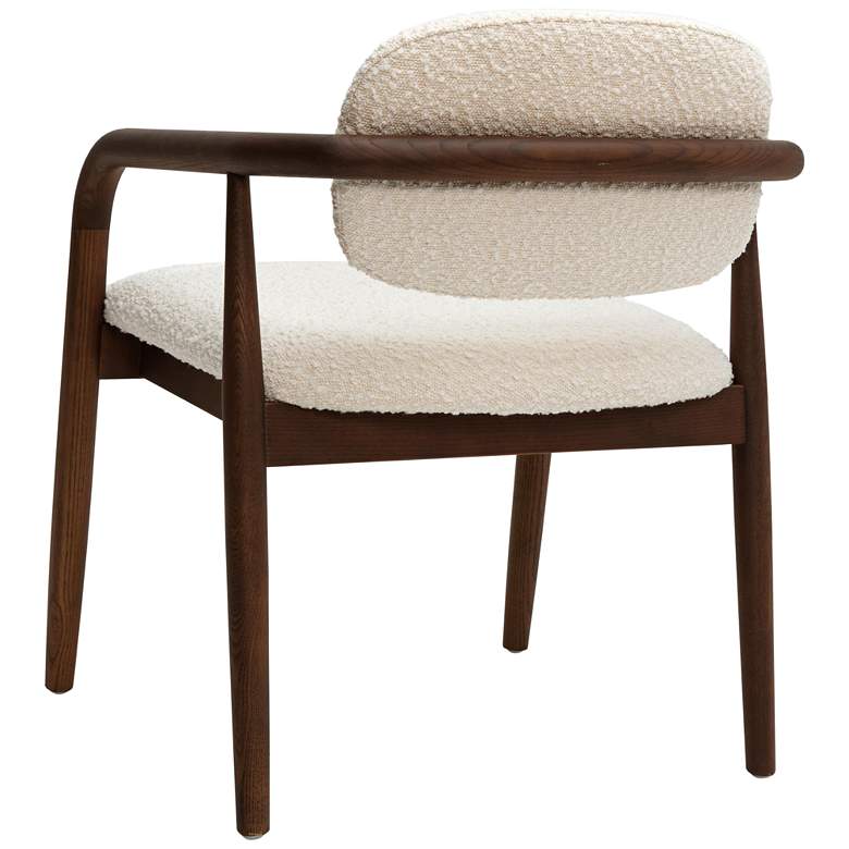 Image 4 TOV Furniture Betsy 29 1/2" Cream Boucle Fabric Dining Chair more views
