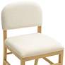 2_TOV Furniture Calla 18 1/2" Wide Cream Performance Velvet Dining Chair more views