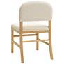 4_TOV Furniture Calla 18 1/2" Wide Cream Performance Velvet Dining Chair more views