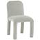 TOV Furniture Georgia 19 3/4" Wide Light Gray Fabric Dining Chair