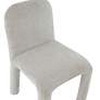 2_TOV Furniture Georgia 19 3/4" Wide Light Gray Fabric Dining Chair more views