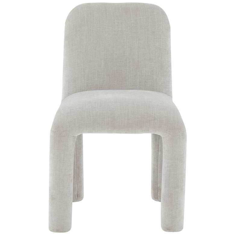Image 3 TOV Furniture Georgia 19 3/4" Wide Light Gray Fabric Dining Chair more views