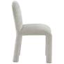 5_TOV Furniture Georgia 19 3/4" Wide Light Gray Fabric Dining Chair more views
