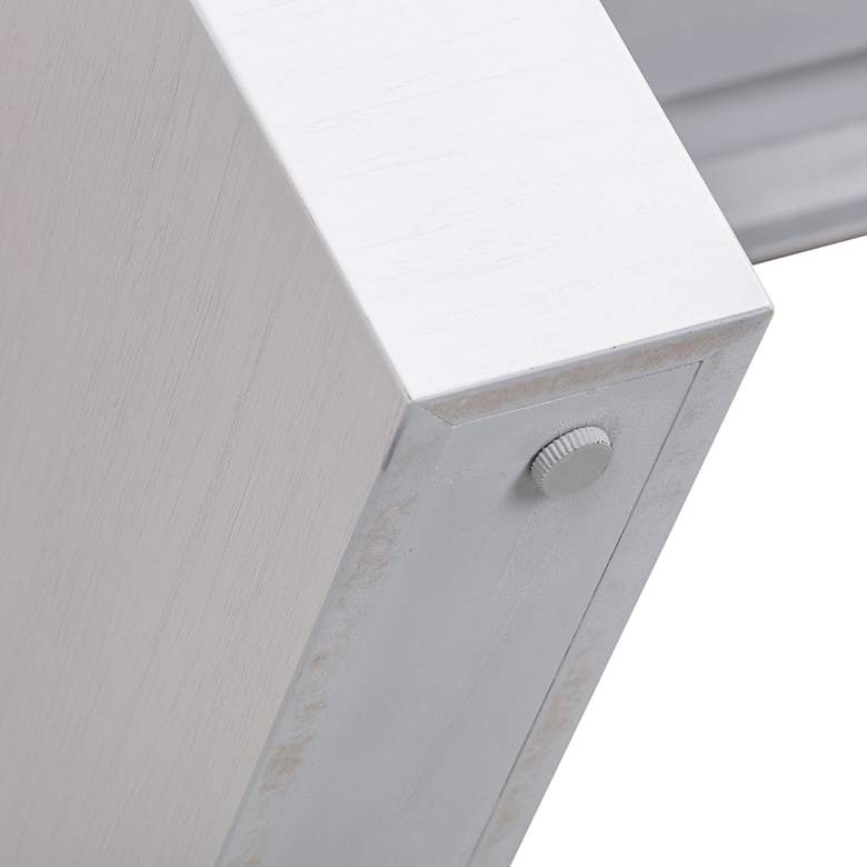 Image 5 TOV Furniture Hump 26" Wide 1-Drawer White Wood Modern Nightstand more views