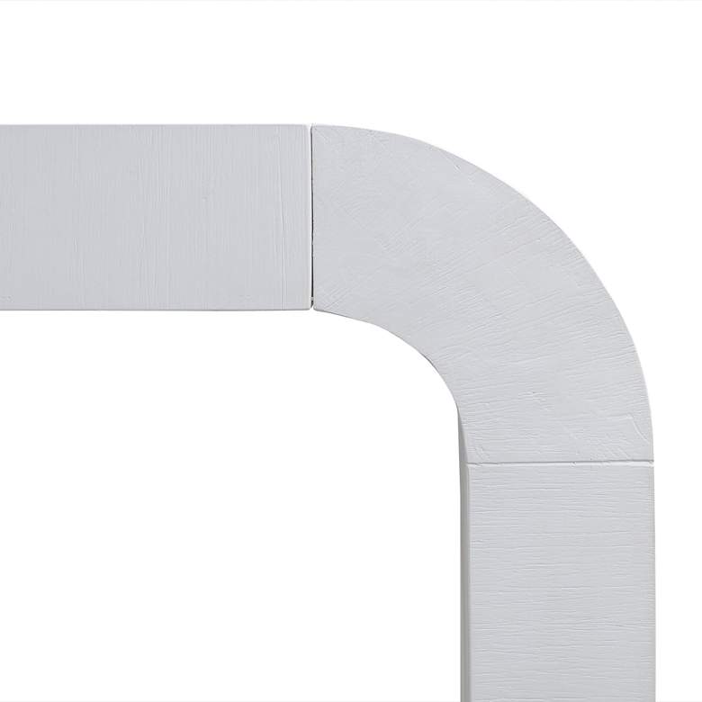 Image 4 TOV Furniture Hump 54" Wide Modern White Wood Console Table more views