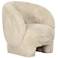 TOV Furniture Kiki 28" Wide Natural Vegan Shearling Accent Chair