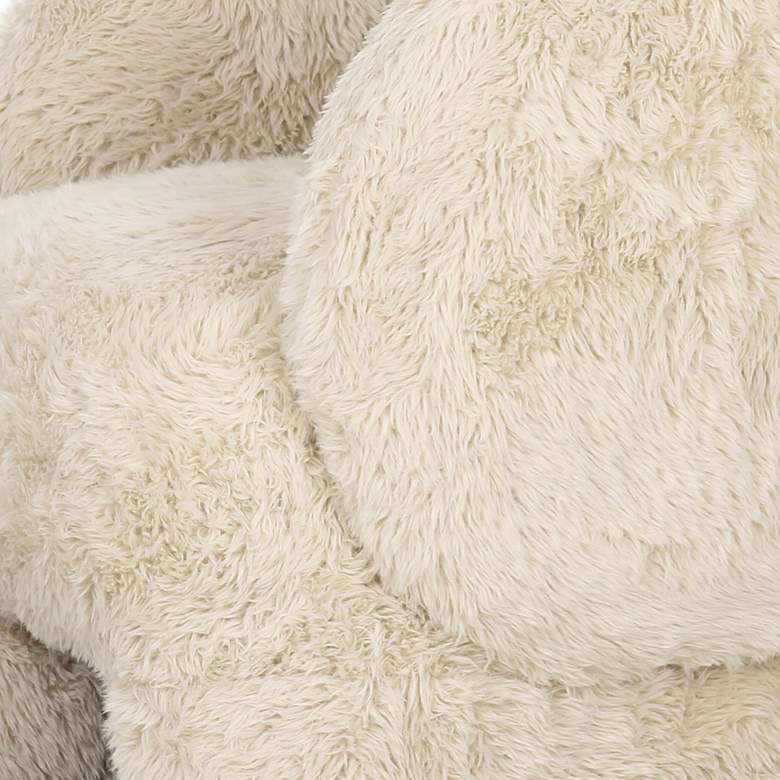 Image 2 TOV Furniture Kiki 28" Wide Natural Vegan Shearling Accent Chair more views