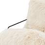 3_TOV Furniture Kimi 27" Wide Modern Natural Sheepskin Accent Chair more views