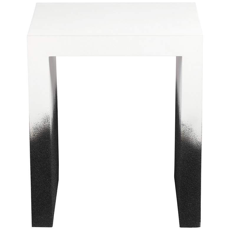 Image 6 TOV Furniture Matra 17 1/2" Wide Modern Black and White End Table more views