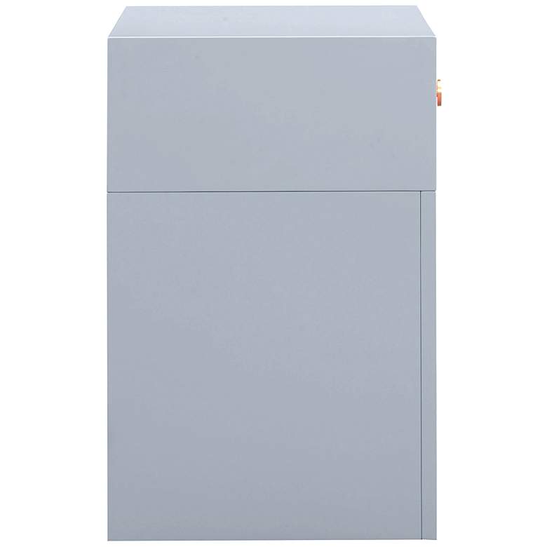 Image 4 TOV Furniture Suzie 26" Modern Patel Blue Wood 1-Drawer Nightstand more views