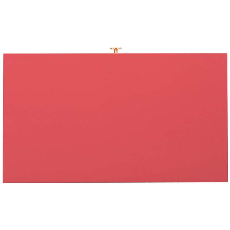 Image 6 TOV Furniture Suzie 26" Wide Coral Pink Wood 1-Drawer Nightstand more views