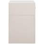 4_TOV Furniture Suzie 26" Wide Modern Cream Wood 1-Drawer Nightstand more views