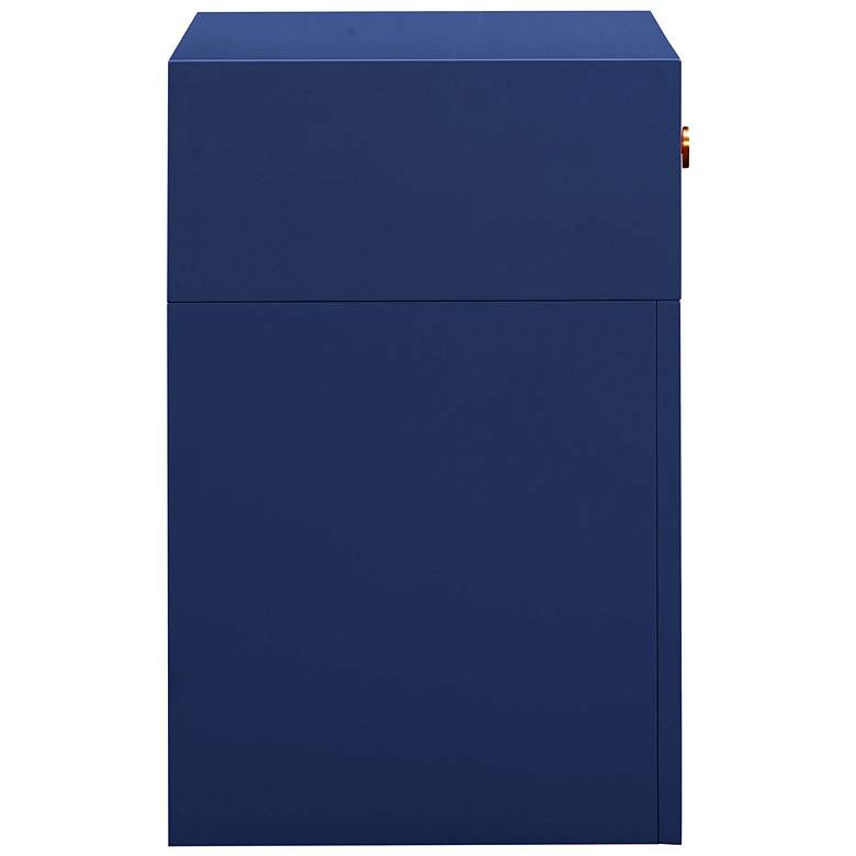 Image 4 TOV Furniture Suzie 26" Wide Modern Navy Wood 1-Drawer Nightstand more views