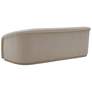 6_TOV Furniture Yara 90 1/2" Wide Modern Pleated Beige Velvet Sofa more views