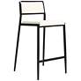3_TOV Gale 25 3/4" Cream Vegan Leather Counter Stools Set of 2 more views