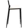 5_TOV Gale 25 3/4" Cream Vegan Leather Counter Stools Set of 2 more views