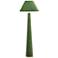 TOV Graham 61 1/4" High Moss Green Velvet Fabric Floor Lamp