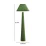 5_TOV Graham 61 1/4" High Moss Green Velvet Fabric Floor Lamp more views