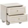 3_TOV Grappa 22" Wide Whitewashed Nightstand Table more views