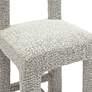 2_TOV Hazel 18" Wide Gray Boucle Fabric Modern Counter Stool more views