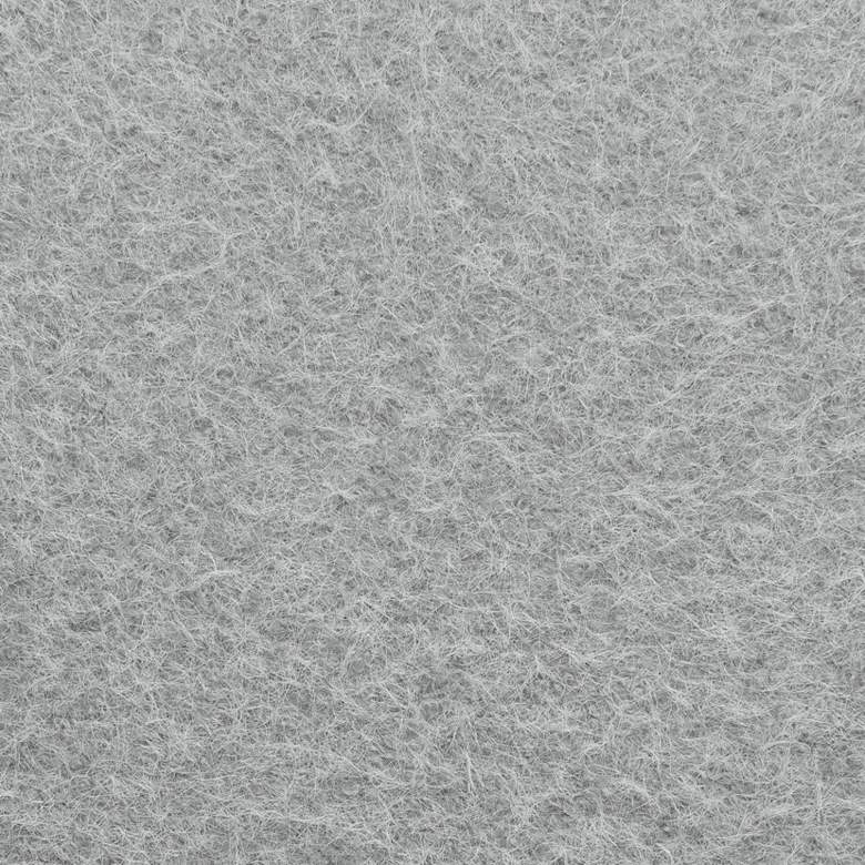 Image 2 TOV Jaine 48 1/4" Wide Stone Gray Loose Mohair Large Modern Ottoman more views