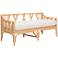 TOV Jayla 53 3/4" Wide Natural Rattan Rectangular Bench