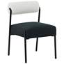 4_TOV Jolene 20 3/4" Wide Cream Black Linen Dining Chairs Set of 2 more views