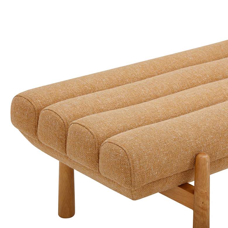 Image 2 TOV Julianna 56 1/4" Wide Sunflower Yellow Modern Rectangular Bench more views