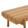 2_TOV Julianna 56 1/4" Wide Sunflower Yellow Modern Rectangular Bench more views