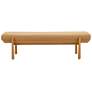3_TOV Julianna 56 1/4" Wide Sunflower Yellow Modern Rectangular Bench more views